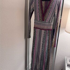 Missoni Vibrant Long Sleeve Dress